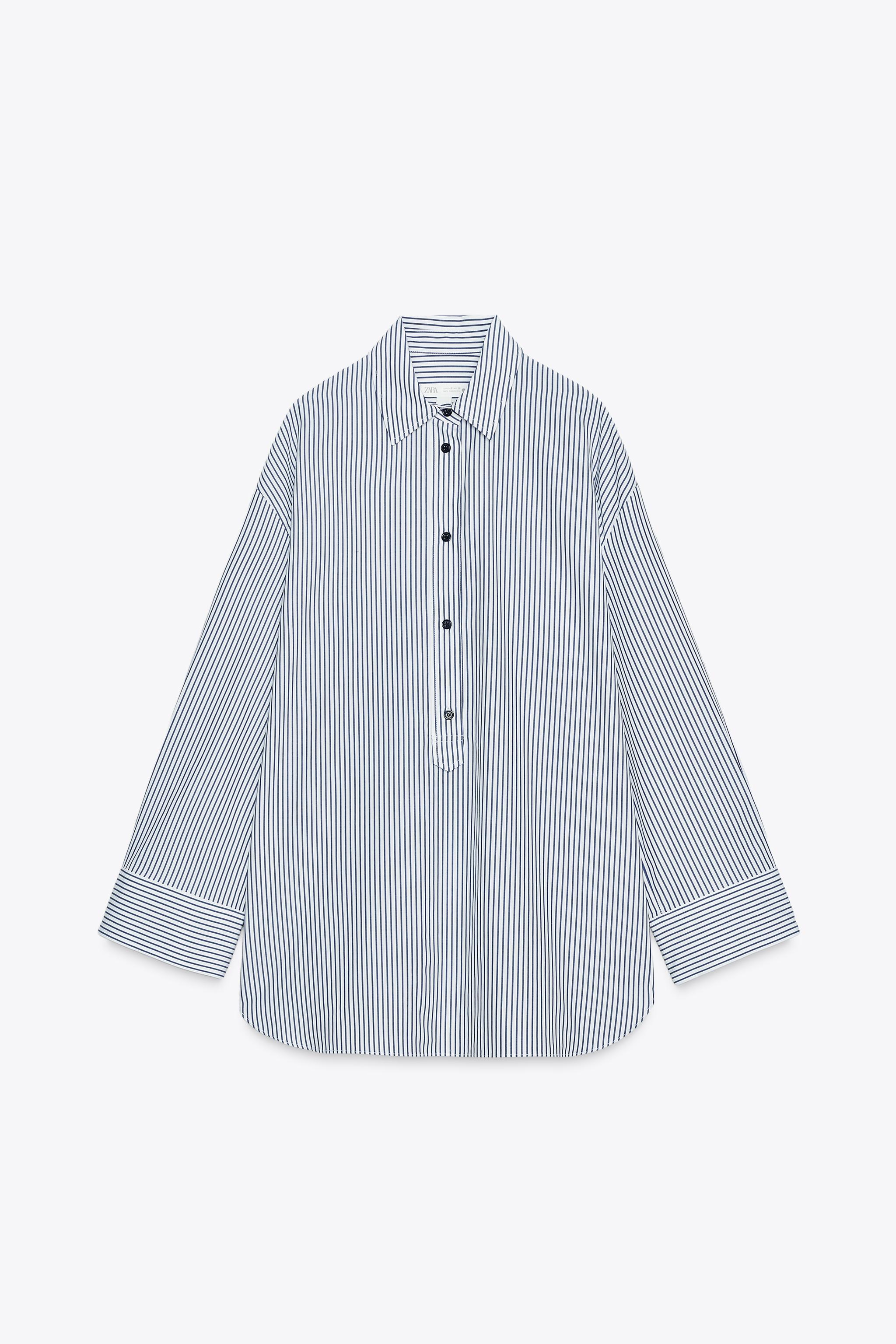 ZW COLLECTION STRIPED POPLIN SHIRT